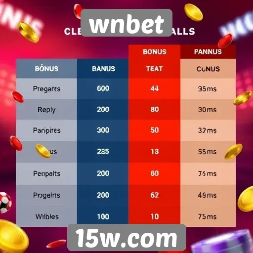 Comparação entre bônus e promoções do wnbet